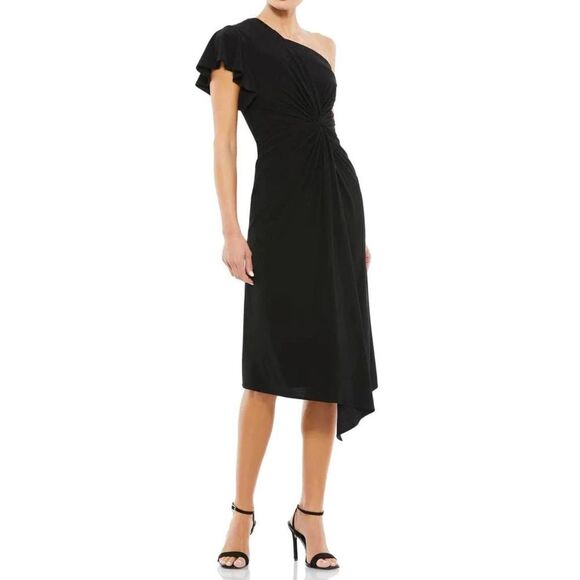 Mac Duggal A12480 - One-Shoulder Formal Dress sz 2 - Picture 5 of 6